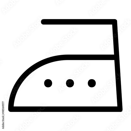Laundry washing machine tag requirement icon element