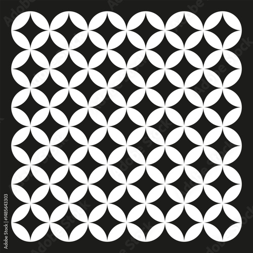 simple seamless geometric pattern cover