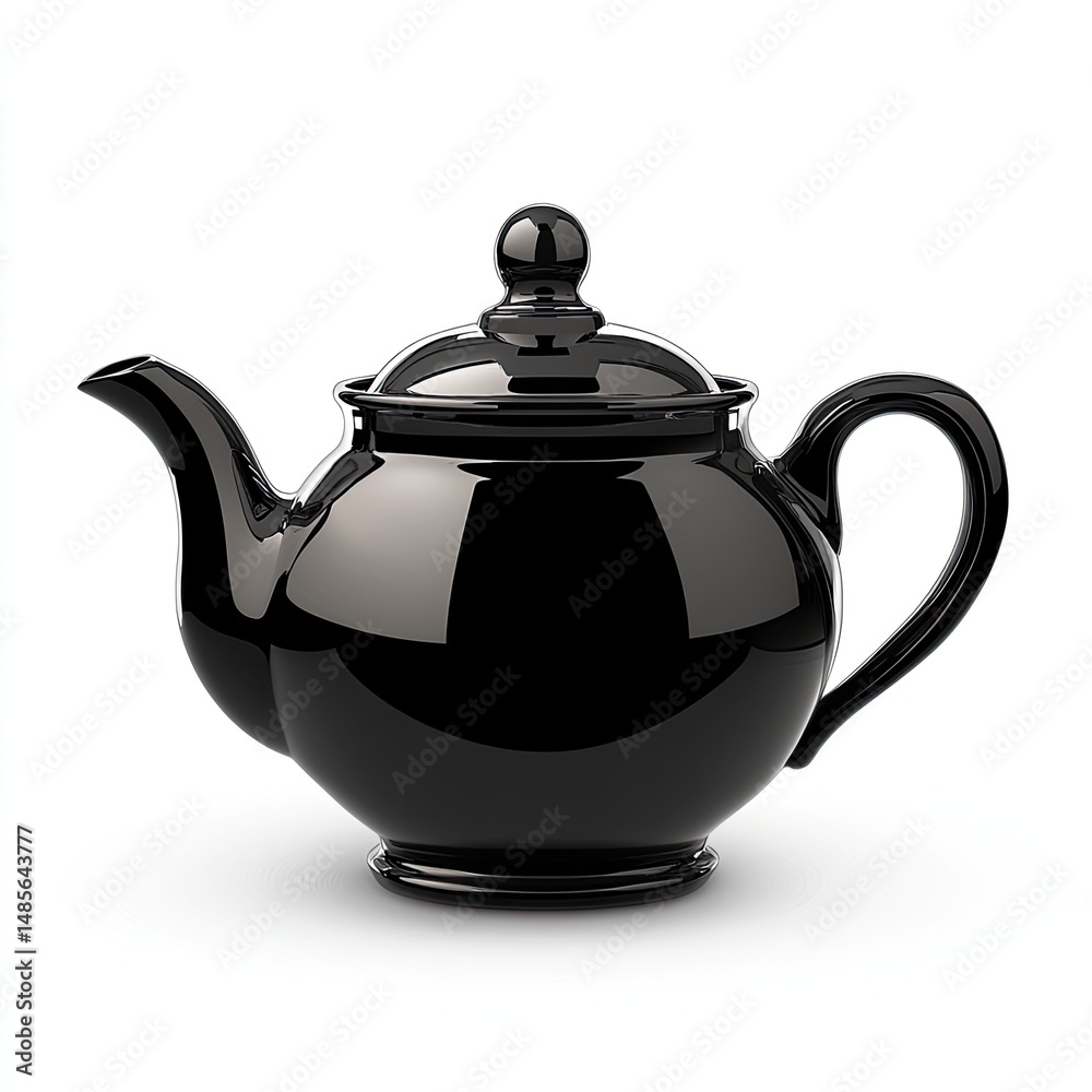 Glossy black tea pot (1) Glossy black tea pot (1)