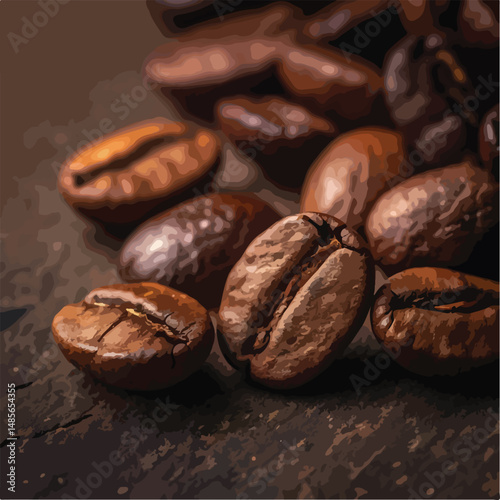 roasted coffee beans