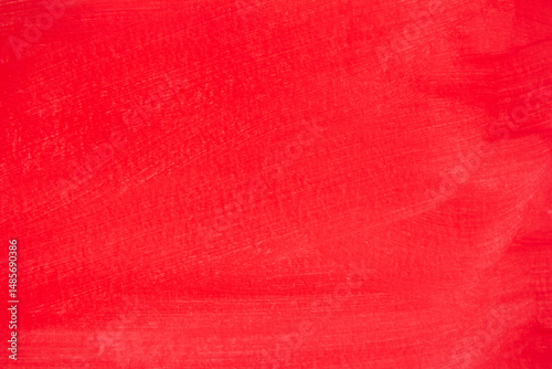Obraz na plátne Bright and textured watercolor background in vibrant shades of red, featuring so