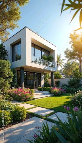 Wallpaper Mural modern house  Torontodigital.ca