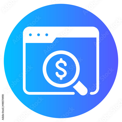 Free Download dollar gradient icon - GFXLoad