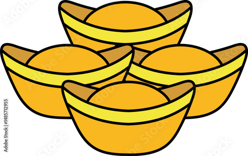 illustration of ancient chinese money