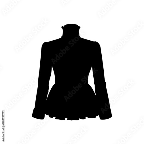 Shop elegant black ruffle blouse with long sleeves fashion online for women apparel style