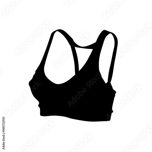 Shop black sports bra for women racerback workout yoga gym activewear athletic support comfort 90