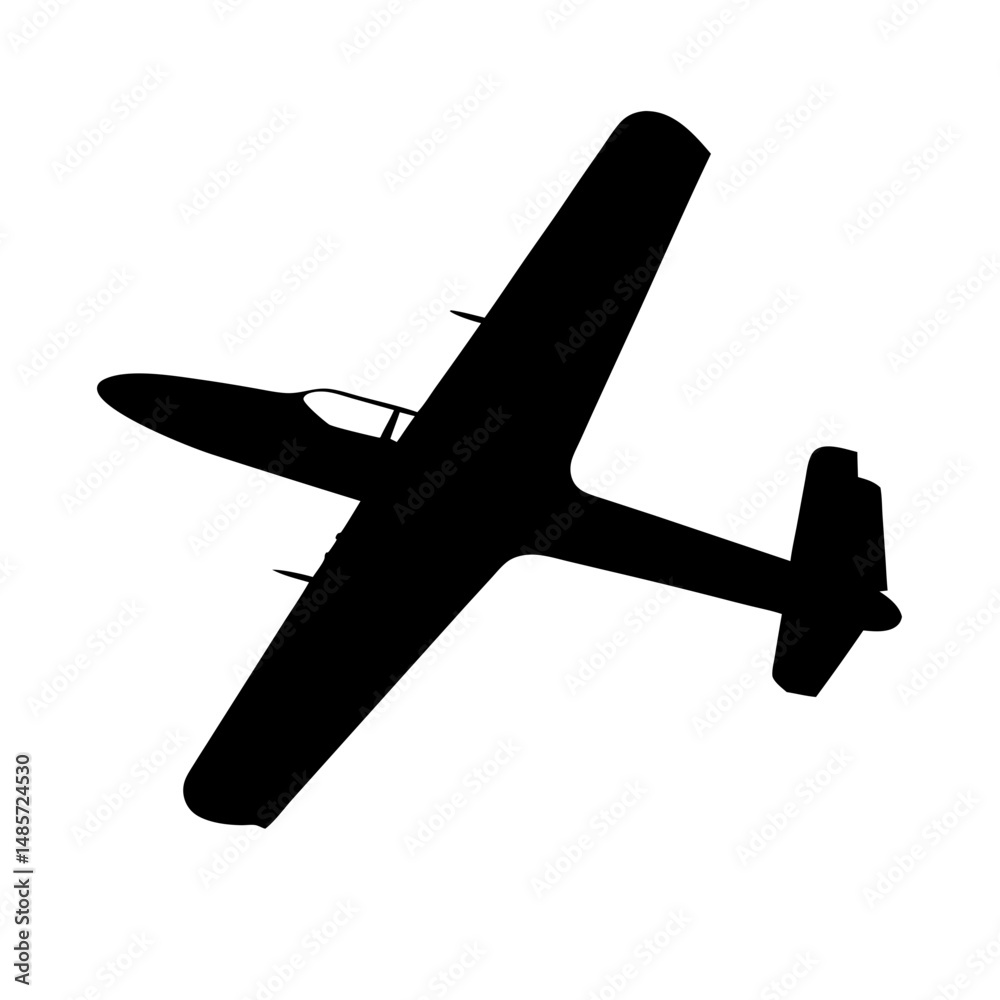 Obraz premium Download airplane silhouette vector image for free aviation clip art and aircraft design needs
