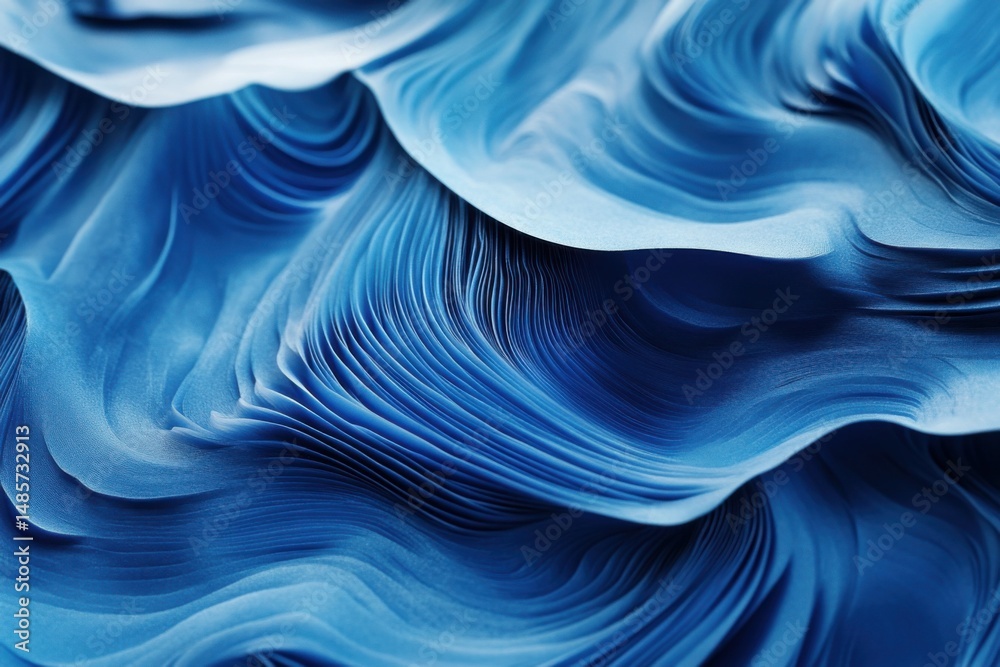 Obraz premium Abstract Blue Waves