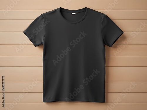 creative black T-shirt mockup