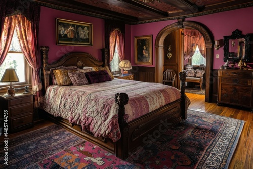 Victorian Bedroom Interior