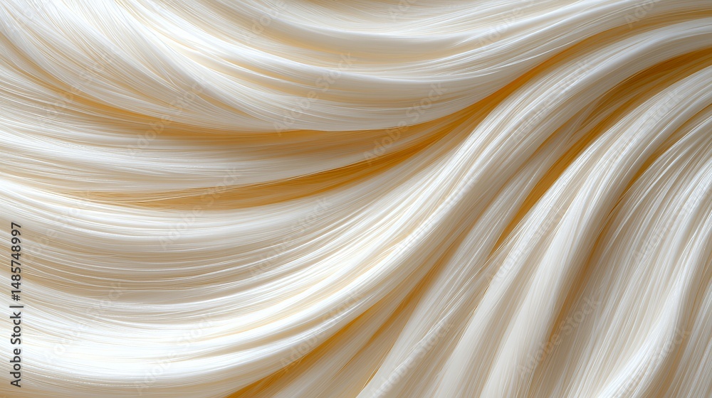 Obraz premium Wavy Blonde Hair Texture