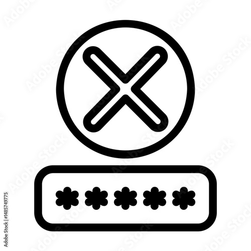 a series of icons containing security controls, protection, passwords, security technology