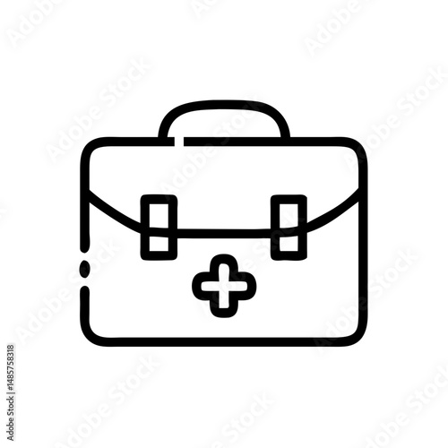 Icon of a doctorchest / first aid kit