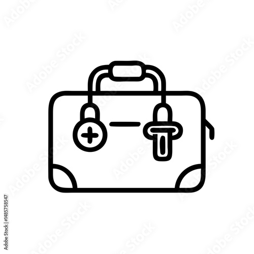 Icon of a doctorchest / first aid kit