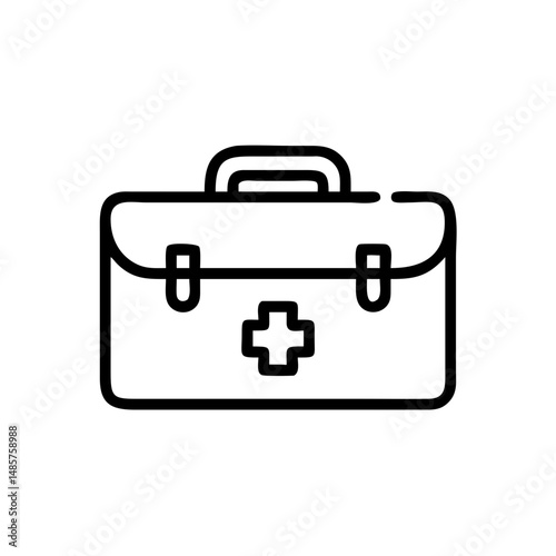 Icon of a doctorchest / first aid kit