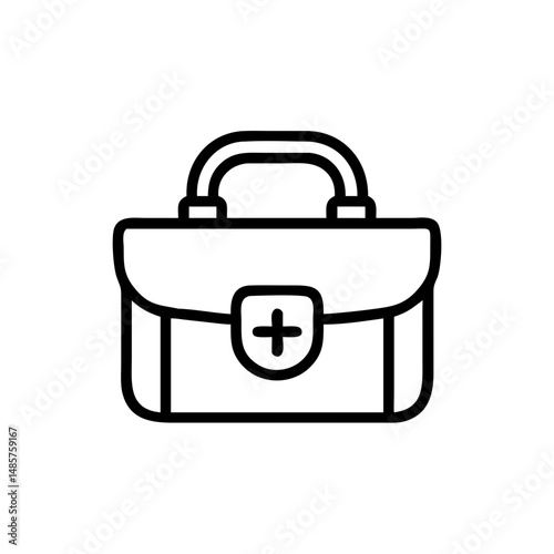 Icon of a doctorchest / first aid kit