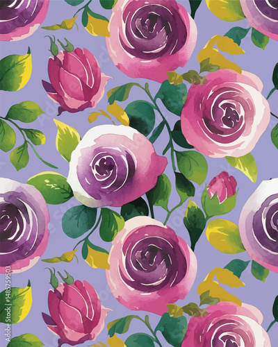 A vintage floral wallpaper exudes timeless charm, featuring delicate blossoms in soft, muted tones. The intricate patterns intertwine gracefully, with roses, peonies, and wildflowers blooming.