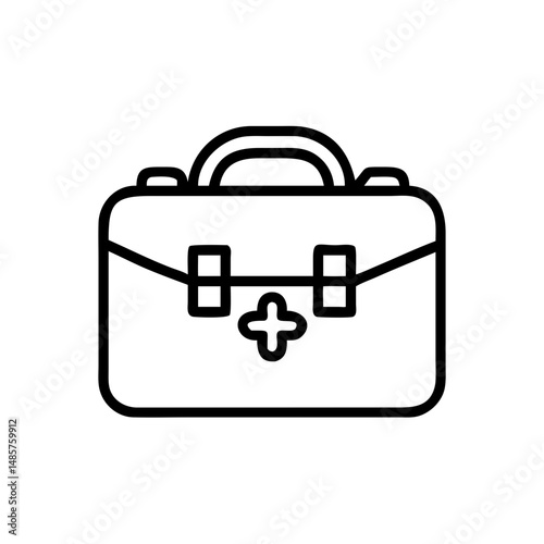 Icon of a doctorchest / first aid kit