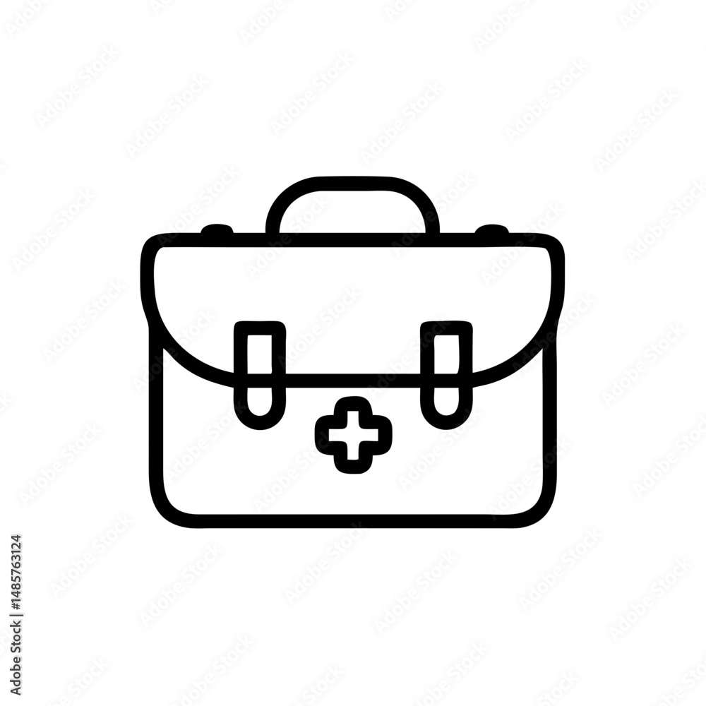 Icon of a doctorchest / first aid kit Icon of a doctorchest / first aid kit