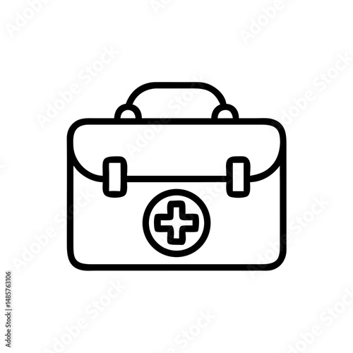 Icon of a doctorchest / first aid kit