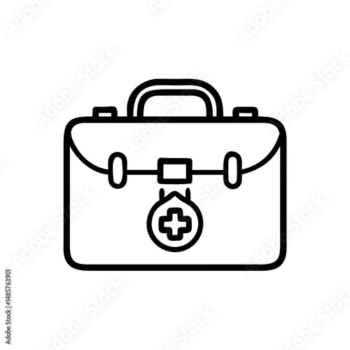 Icon of a doctorchest / first aid kit