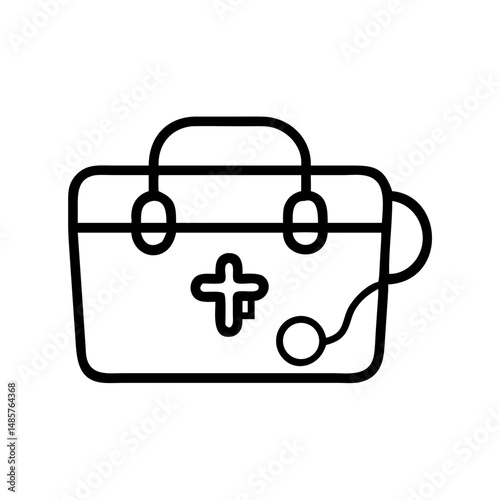 Icon of a doctorchest / first aid kit