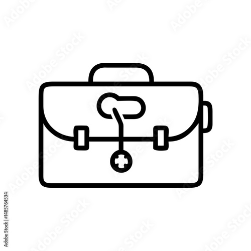 Icon of a doctorchest / first aid kit