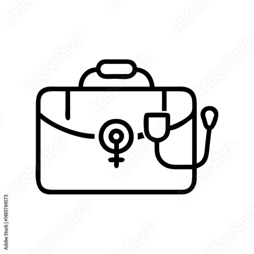 Icon of a doctorchest / first aid kit