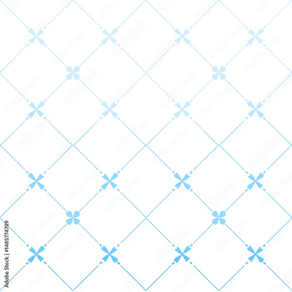 Fototapeta premium blue seamless pattern