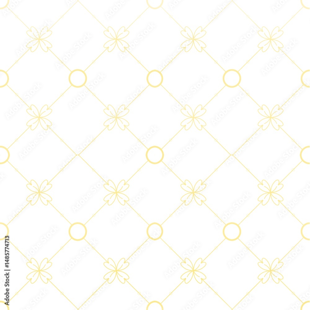 Fototapeta premium seamless pattern with golden ornament