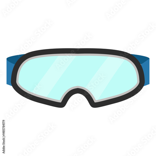 Ski goggles eyewear icon