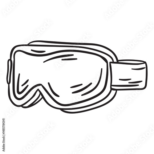 Gear winter snow goggles stroke