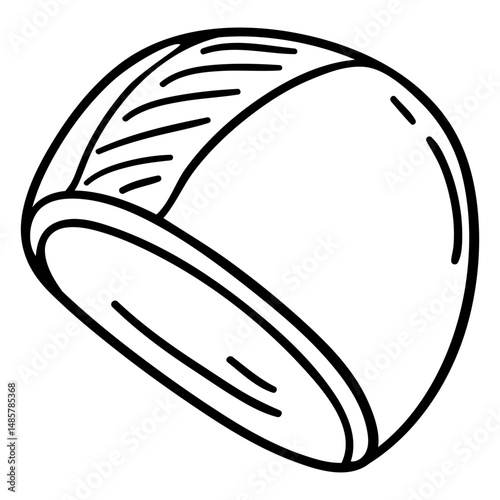 Waterpolo cap stroke