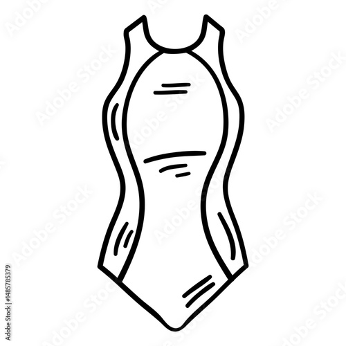 Waterpolo swimsuit women stroke