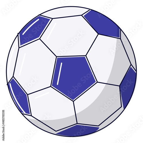Sport soccer ball illustration