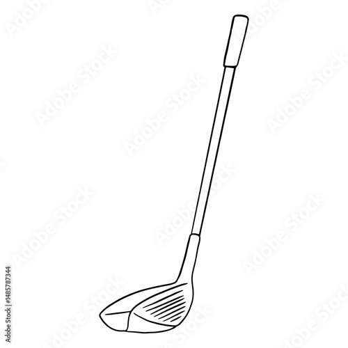 Golf playing club stroke