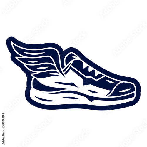 Running marathon sport wings shoe
