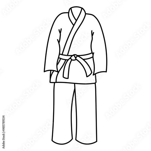 Karate stroke uniform