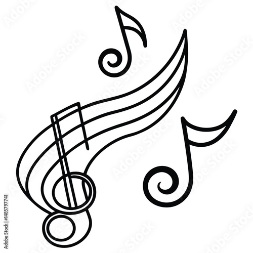 music---clef--nota---melody-icon-vector.eps
