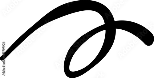Long Loop Swirl with Extended Tail