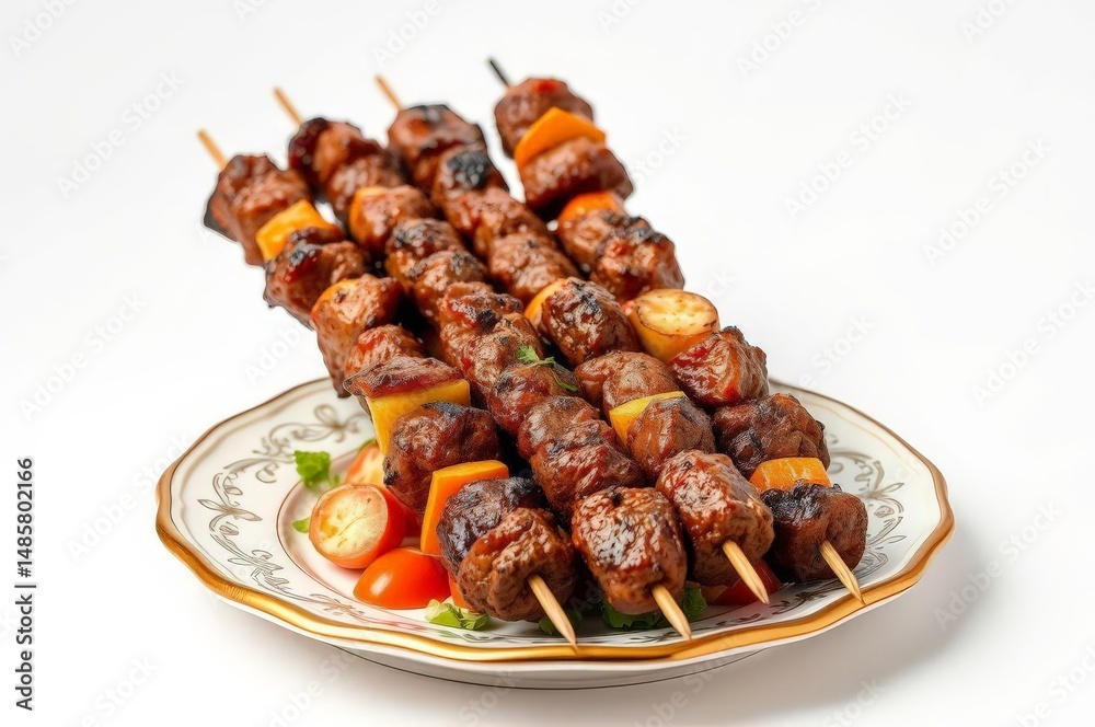 Traditional Turkmen Shashlik Platter Traditional Turkmen Shashlik Platter