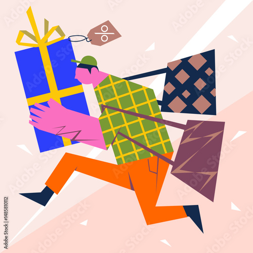 illustration of hunting for discounts