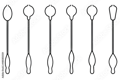 Curettes Line art Clean Tool Design