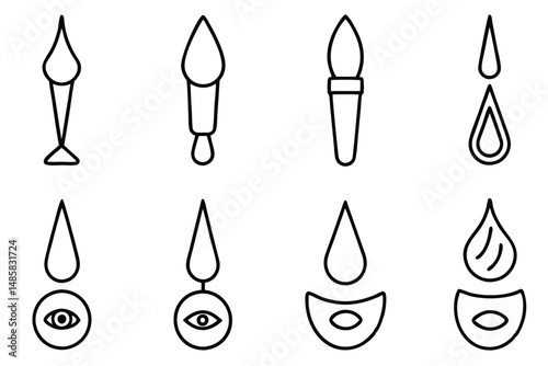 Dermabond Skin Repair Method Line Art