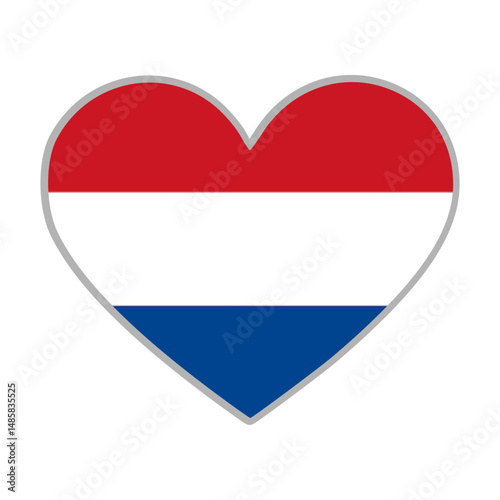 Netherlands flag. Netherlands love flag. Heart Netherlands icon. Vector illustration Free Download Netherlands flag. Netherlands love flag. Heart Netherlands icon. Vector illustration - GFXLoad