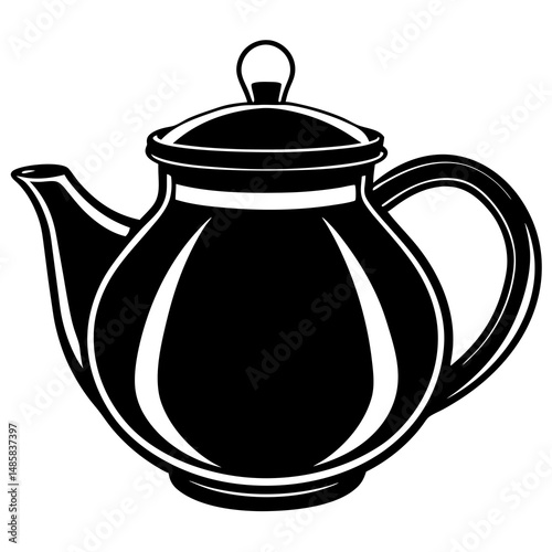 teapot isolated on white background