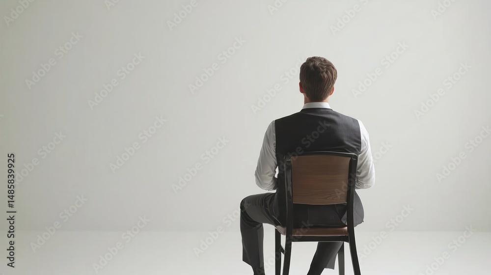 © Bopha - HR manager conducting job interview, white background