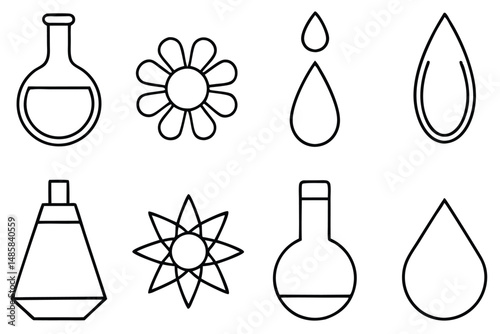 Dextrose Solution Health Care Line art