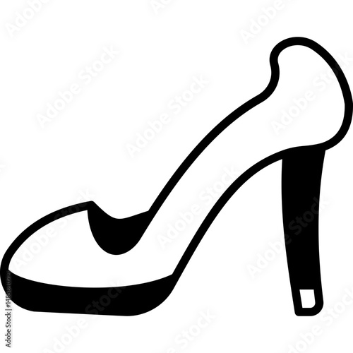 High Heels glyph icon