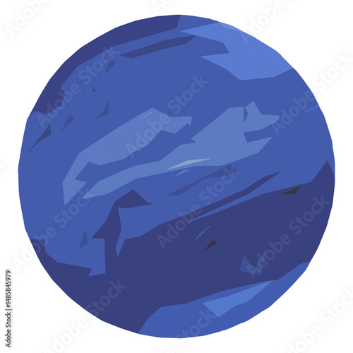 Neptune planet icon
